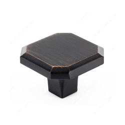 Grace 1-5/16 Inch Diameter Oil-Rubbed Bronze Cabinet Knob