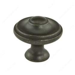Art Deco 1-3/16 Inch Diameter Old America Cabinet Knob