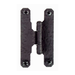 Rough Iron 3/8 inch Offset "H inch Hinge Black Iron