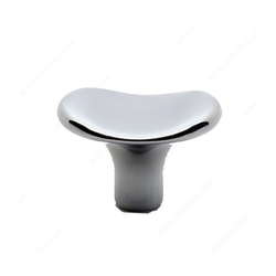 Geometric 1-9/16 Inch Diameter Chrome Cabinet Knob