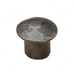 Forged Iron 1-1/4 Inch Diameter Antique Iron Cabinet Knob