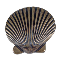 Sea 2 Inch Diameter Burnished Bronze Cabinet Knob