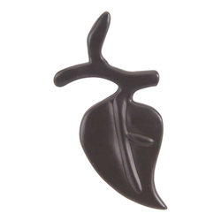 Leaf 2-1/2 Inch Diameter Aged Bronze Cabinet Knob