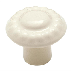 Clearance Sale, Colour Washed Ceramics 1-3/8 Inch Diameter Almond Cabinet Knob