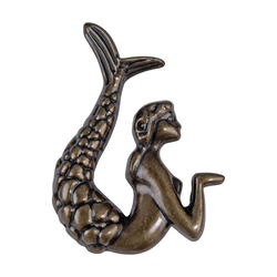 Sea 2-1/2 Inch Diameter Burnished Bronze Cabinet Knob
