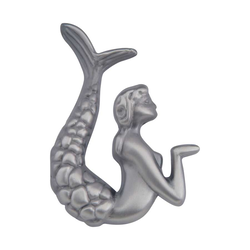 Sea 2-1/2 Inch Diameter Pewter Cabinet Knob