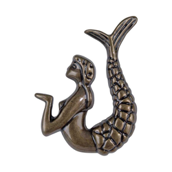 Sea 2-1/2 Inch Diameter Burnished Bronze Cabinet Knob