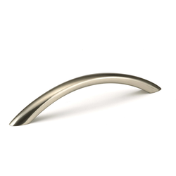Contemporary 5-1/32 Inch Center to Center Bar Pulls with Nickel Finish