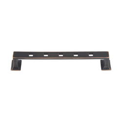 Modern Craftsman 5-1/2 Inch Center to Center Venetian Bronze Cabinet Pull