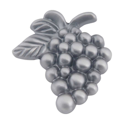 Fruit 2 Inch Diameter Pewter Cabinet Knob