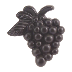 Fruit 2 Inch Diameter Aged Bronze Cabinet Knob