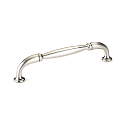 Traditional 5-1/32 Inch Center to Center Bar Pulls with Nickel Finish