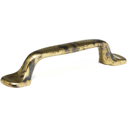 Traditional 3-25/32 Inch Center to Center Bar Pulls with Oxidized Brass Finish