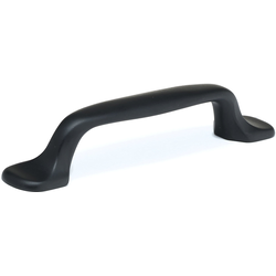 Traditional 3-25/32 Inch Center to Center Bar Pulls with Matte Black Finish