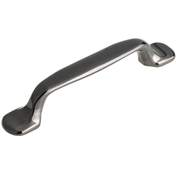 Traditional 3-25/32 Inch Center to Center Bar Pulls with Black Nickel Finish