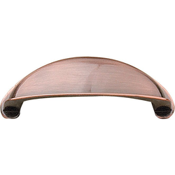 Traditional 2-17/32 Inch Center to Center Bar Pulls with Antique Copper Finish