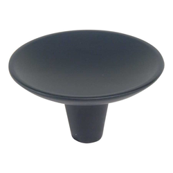 Dap 2 Inch Diameter Black Cabinet Knob
