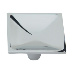 Dap Knob 2 inch Diameter Polished Chrome