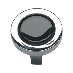 Spa 1-1/4 Inch Diameter Polished Chrome Cabinet Knob