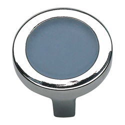 Spa 1-1/4 Inch Diameter Polished Chrome Cabinet Knob