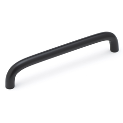 Functional 5-1/32 Inch Center to Center Bar Pulls with Matte Black Finish