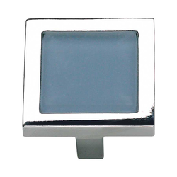 Spa 1-3/8 Inch Diameter Polished Chrome Cabinet Knob