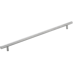Contemporary 16-1/8 Inch Center to Center Bar Pulls with Stainless Steel Finish