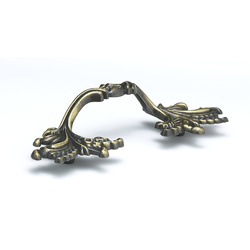 Traditional 3 Inch Center to Center Bar Pulls with Antigue English Finish