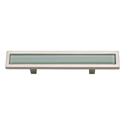 Spa 3 Inch Center to Center Brushed Nickel Cabinet Pull