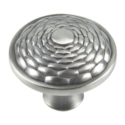 Mandalay 1-5/16 Inch Diameter Brushed Nickel Cabinet Knob