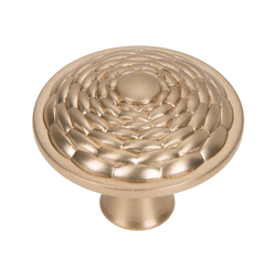 Mandalay 1-5/16 Inch Diameter Champagne Cabinet Knob