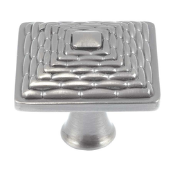 Mandalay 1-1/4 Inch Diameter Brushed Nickel Cabinet Knob