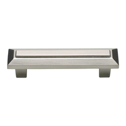 Trocadero 3 Inch Center to Center Brushed Nickel Cabinet Pull