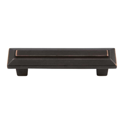 Trocadero 3 Inch Center to Center Venetian Bronze Cabinet Pull