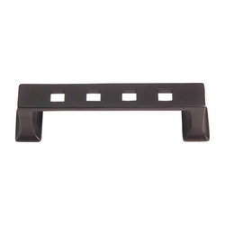 Modern Craftsman 3 Inch Center to Center Aged Bronze Cabinet Pull