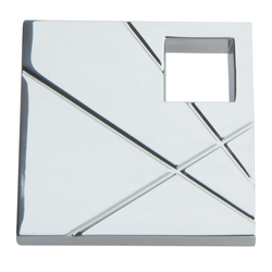 Modernist Knob 1-1/2 inch Diameter Polished Chrome