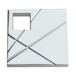 Modernist Knob 1-1/2 inch Diameter Polished Chrome