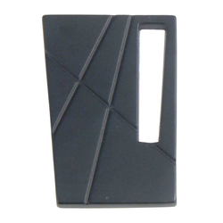 Modernist 1-3/4 Inch Diameter Black Cabinet Knob
