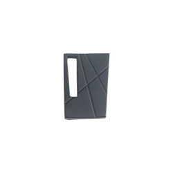 Modernist 1-3/4 Inch Diameter Black Cabinet Knob