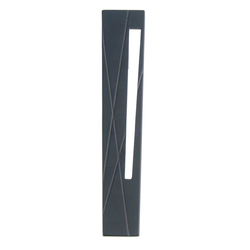 Modernist 3 Inch Center to Center Black Cabinet Pull