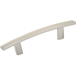 Transitional 3 Inch Center to Center Bar Pulls, Brushed Nickel
