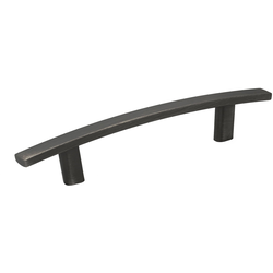Transitional 3-25/32 Inch Center to Center Bar Pulls with Antique Nickel Finish
