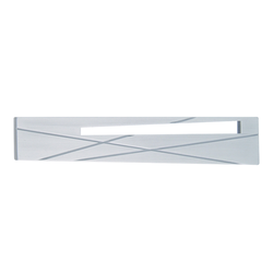 Modernist Pull 3 inch Center to Center Brushed Nickel