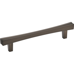 Transitional 5-1/32 Inch Center to Center Bar Pulls with Honey Bronze Finish