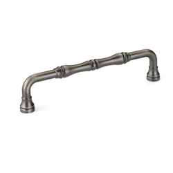 Traditional 5-1/32 Inch Center to Center Bar Pulls with Antique Nickel Finish