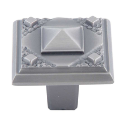 Craftsman 1-1/2 Inch Diameter Pewter Cabinet Knob