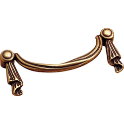 Traditional 2-17/32 Inch Center to Center Bar Pulls with Opaque Bronze Finish