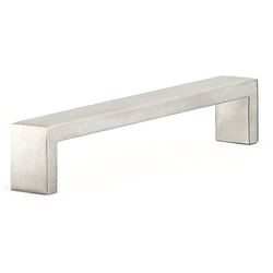Contemporary 6-5/16 Inch Center to Center Bar Pulls with Stainless Steel Finish