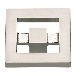 Nobu 1-3/8 Inch Diameter Brushed Nickel Cabinet Knob