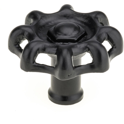 10% OFF Eclectic 3-1/32 Inch Diameter Forged Iron Knobs with Black Finish